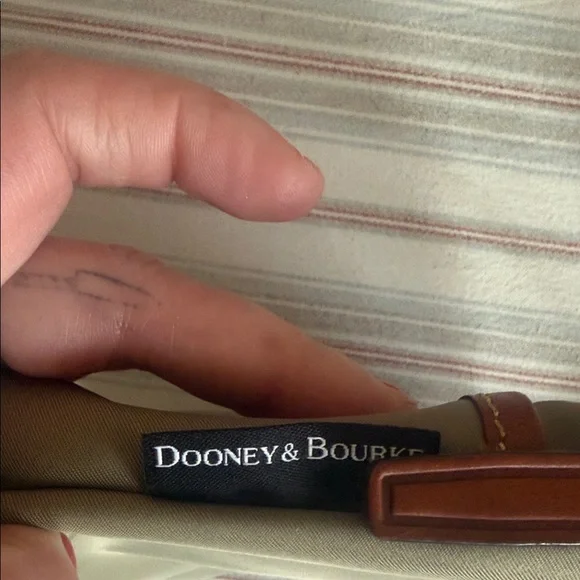 Dooney & Bourke Olive and Brown Crossbody Bag - Picture 3 of 8